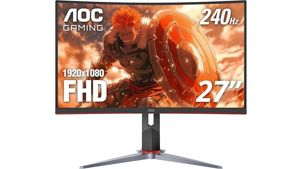 27 inch curved gaming monitor