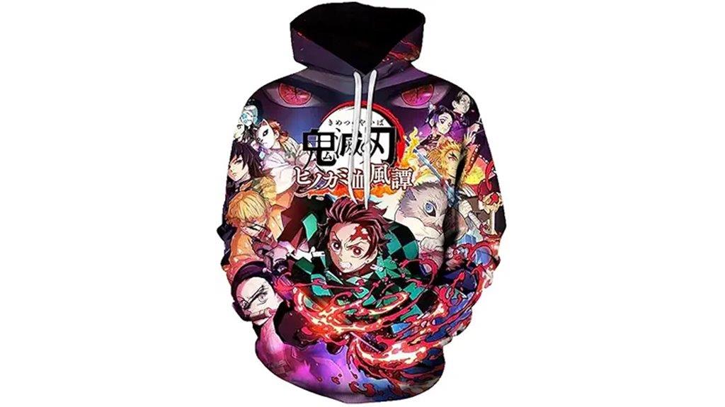 3d printed anime hoodie