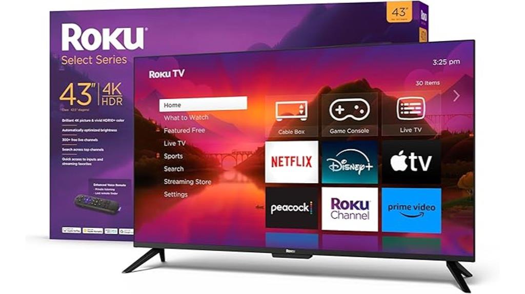 43 inch 4k hdr tv