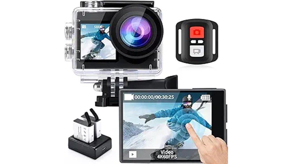 4k action camera with eis