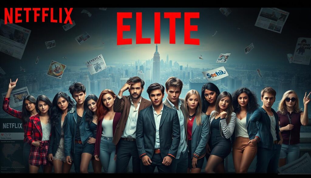 Global popularity of Elite in international teen series