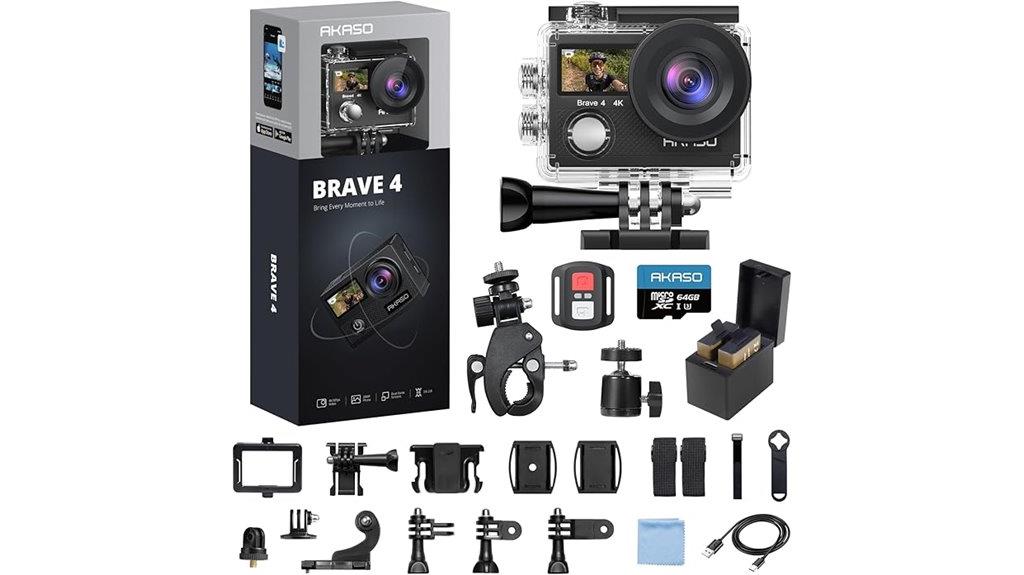 action camera with bundle