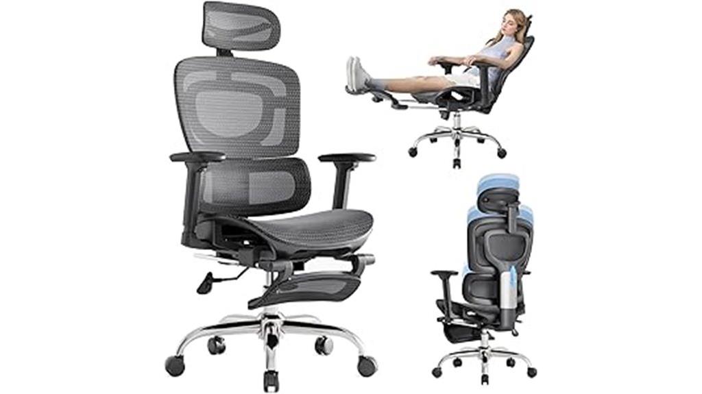 adaptive lumbar support chair