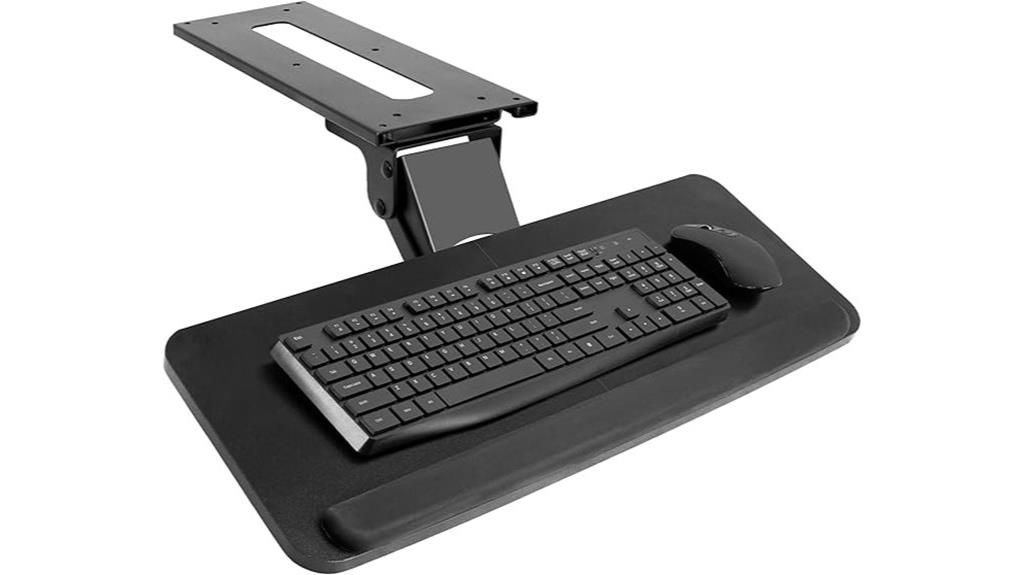 adjustable keyboard mouse platform