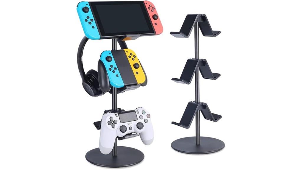 adjustable multi tier headphone stand