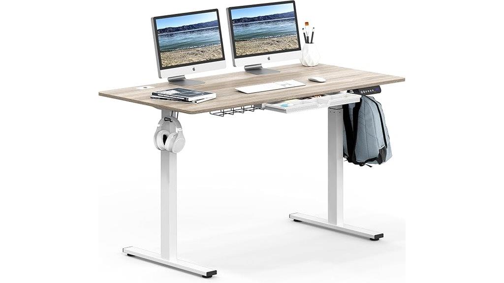 adjustable standing desk 55 x28