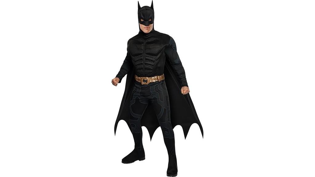 adult batman costume details