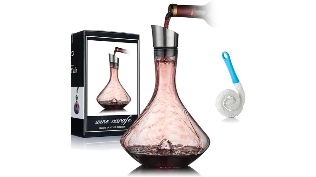 aerating wine decanter set