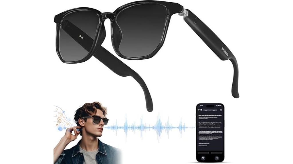 ai powered bluetooth smart glasses