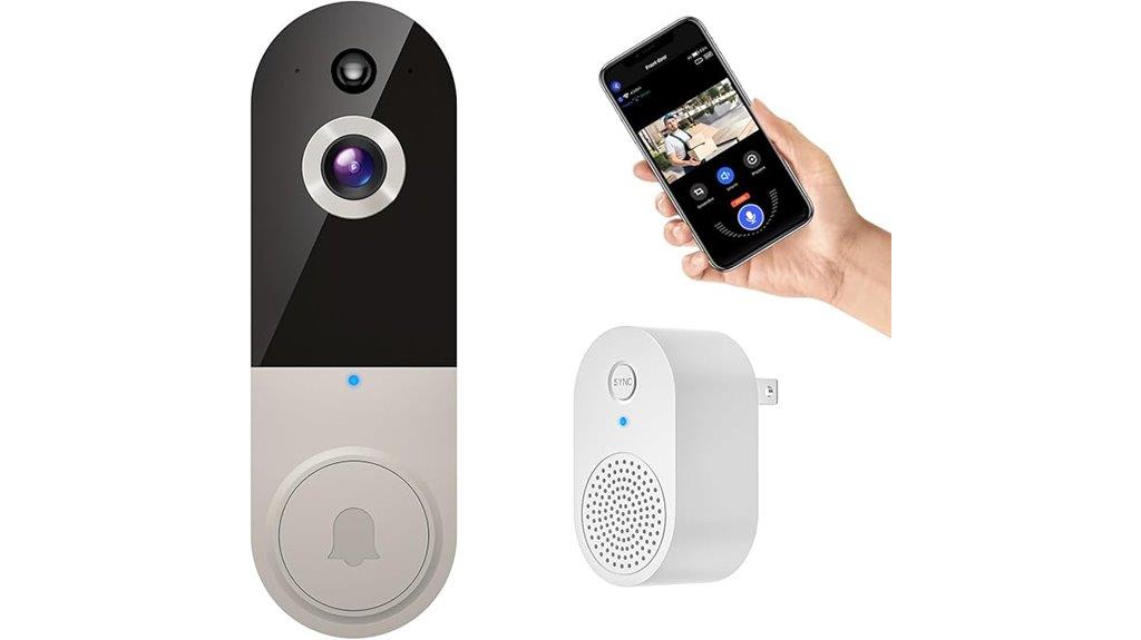 ai powered wireless doorbell camera