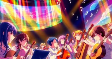 anime centered around music