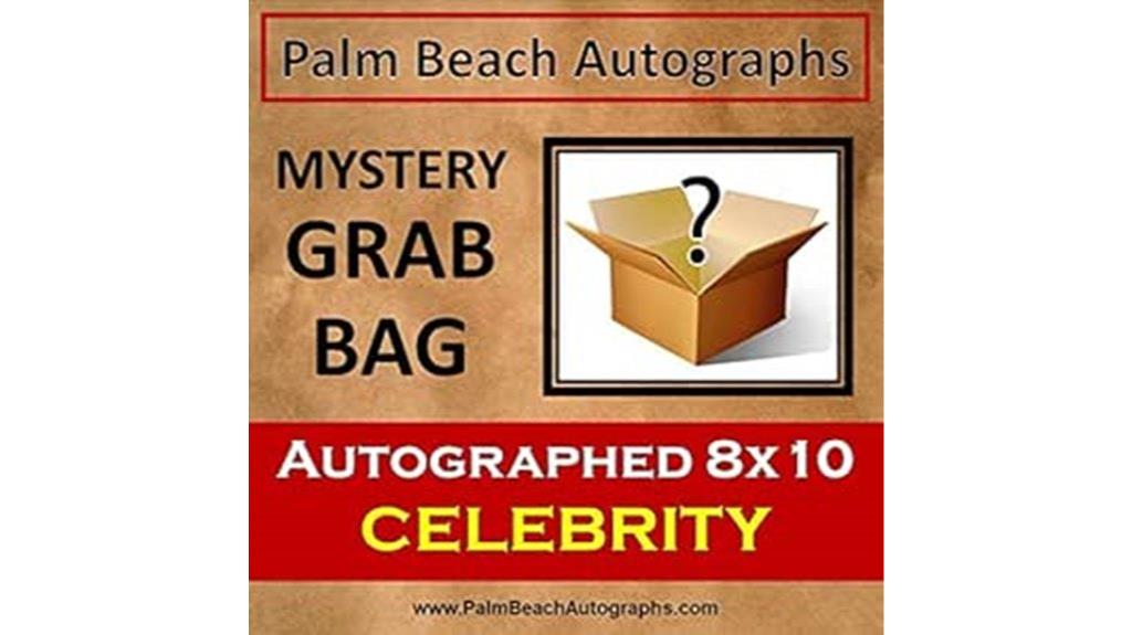 autographed celebrity photo surprise