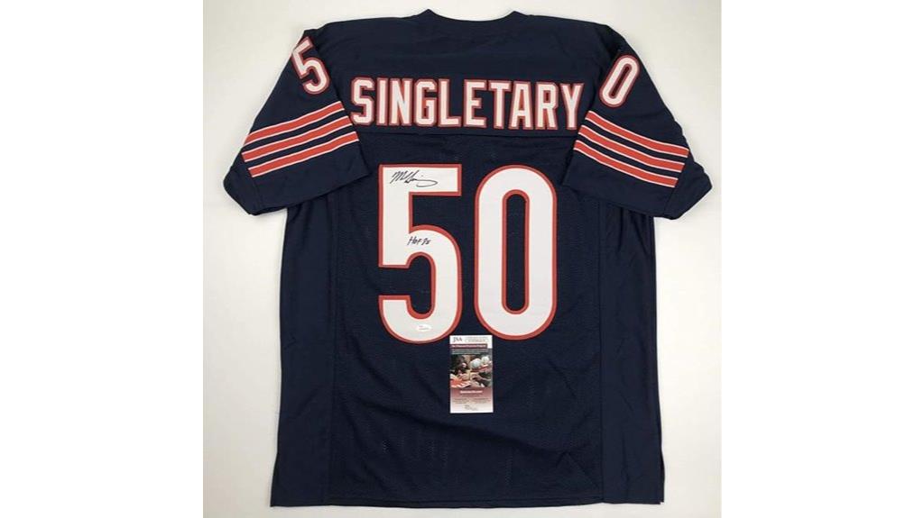 autographed chicago football jersey