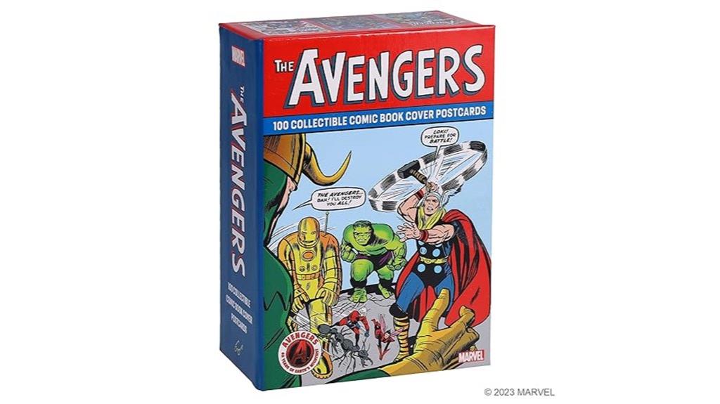 avengers collectible postcard set