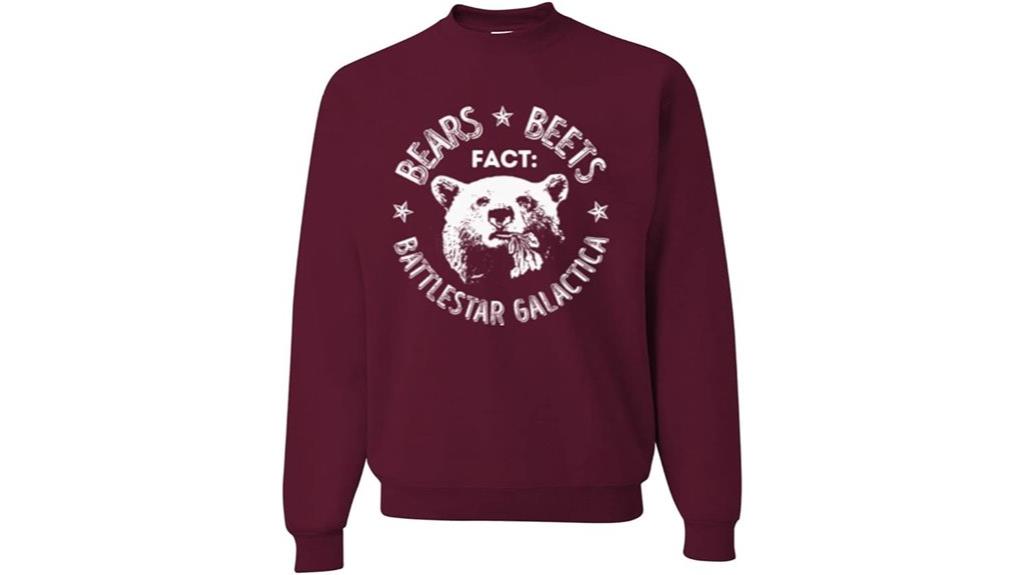 bears beets battlestar sweatshirt