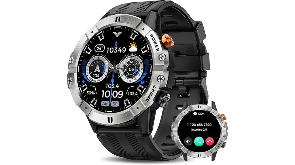 bluetooth military smart watch