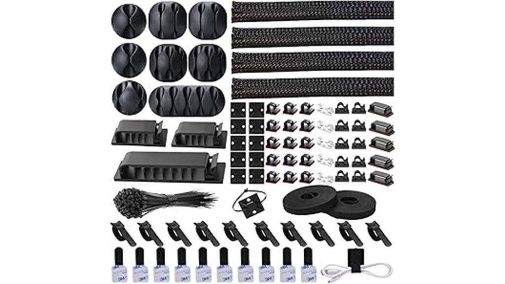 cable management kit 192 pcs