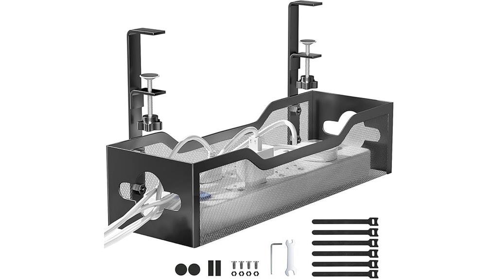 cable management tray clamp