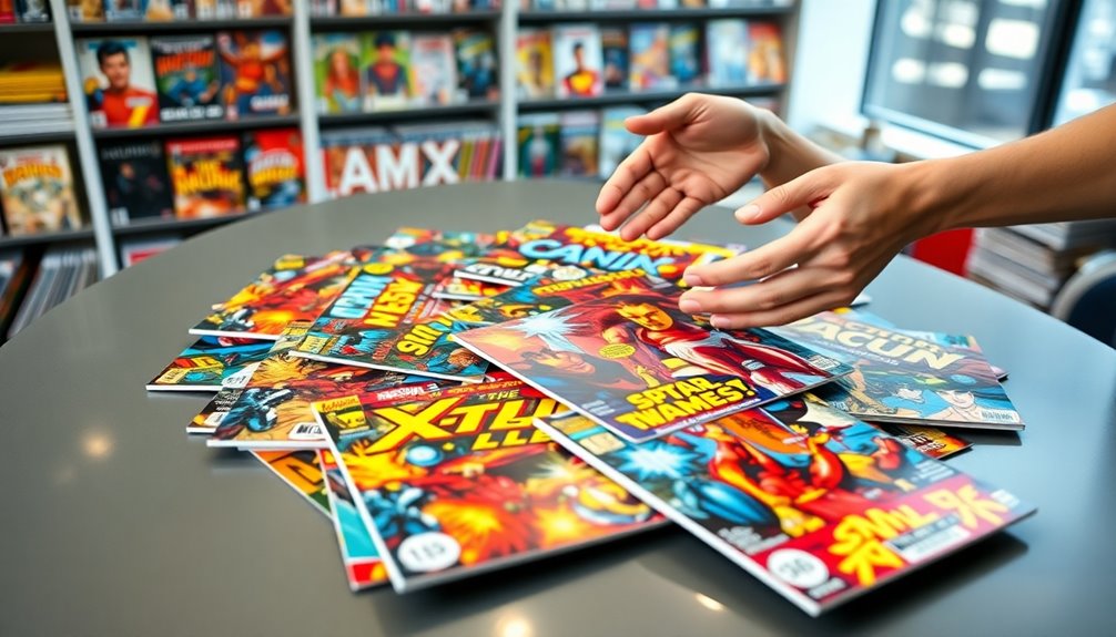 choosing action comic books