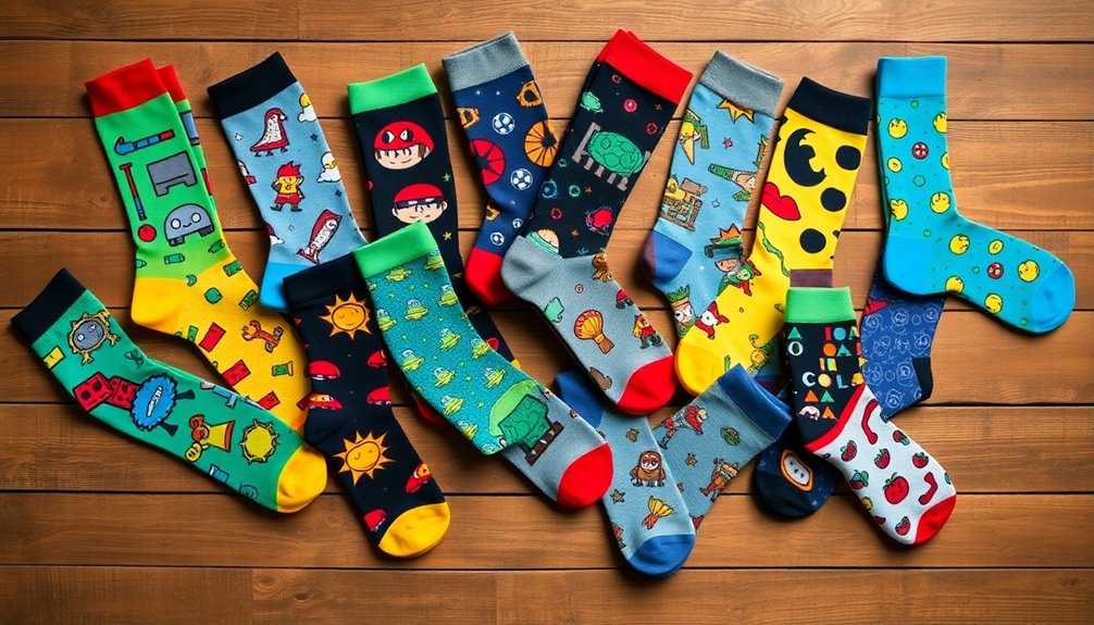 choosing fun unique socks