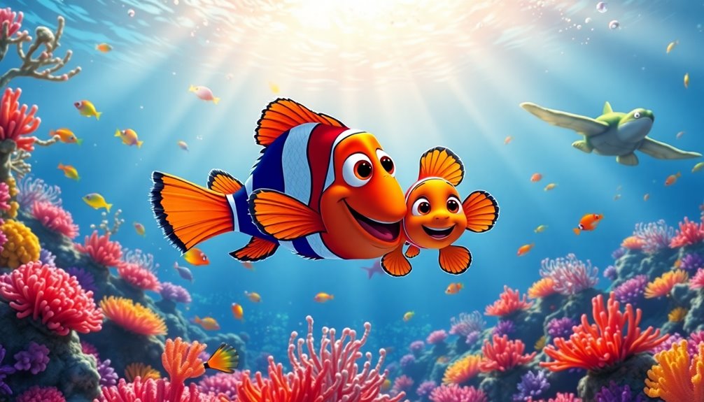 clownfish searching for son