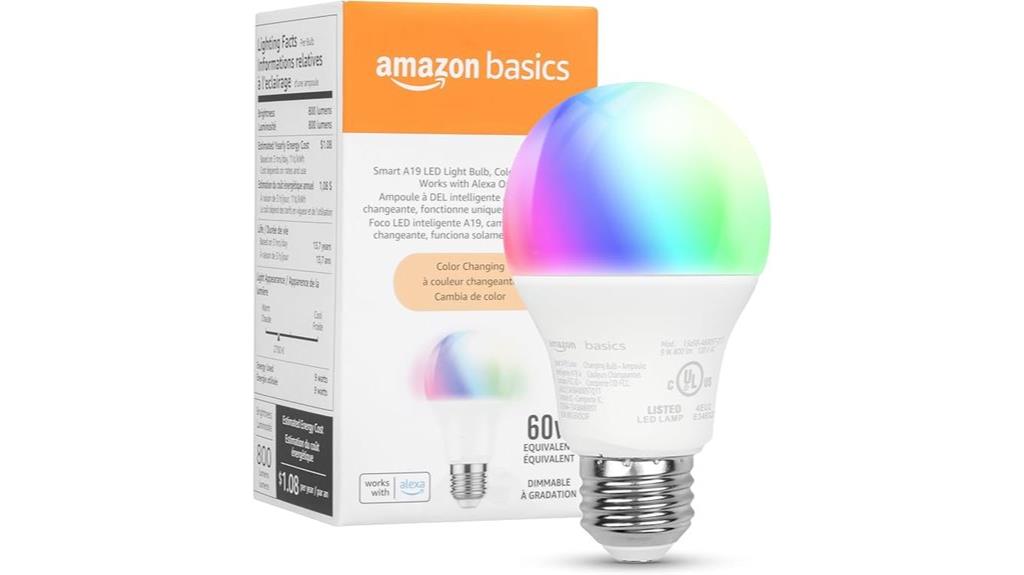 color changing led bulb