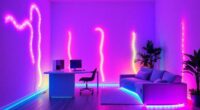 colorful ambiance with led