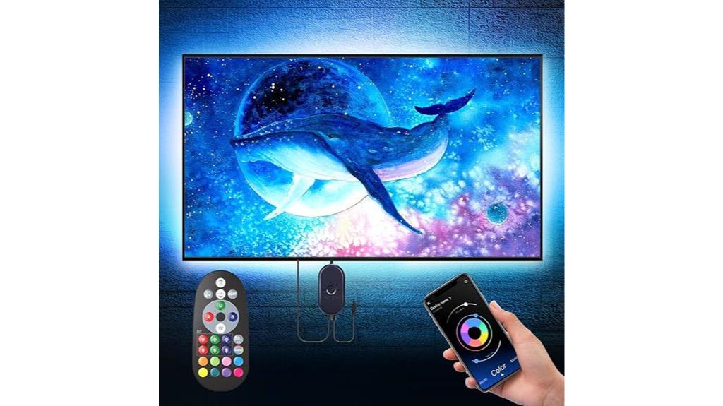 colorful led tv lights