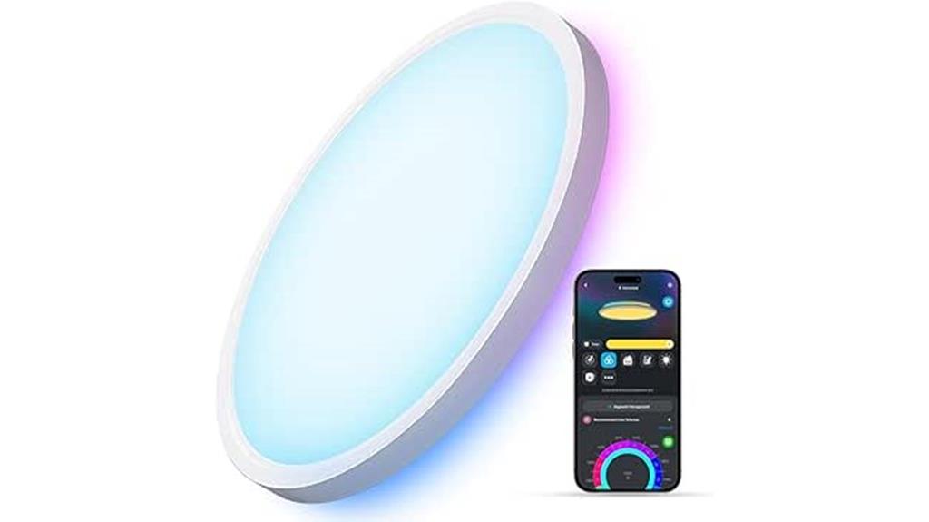 colorful smart ceiling light