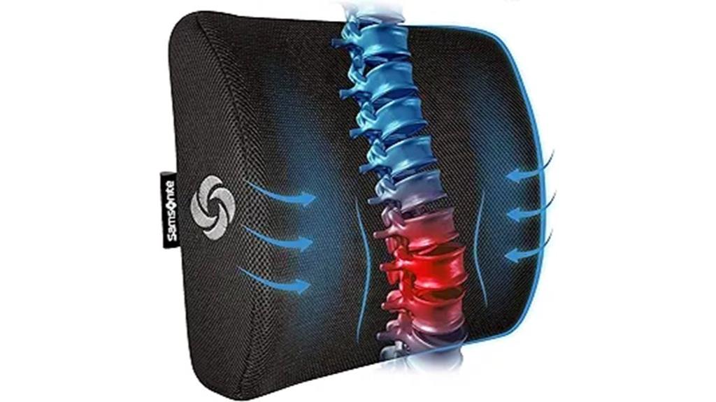 comfortable lumbar support pillow