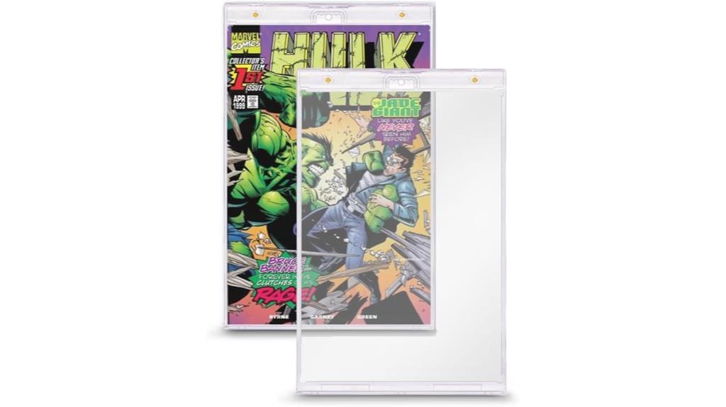 comic book display case