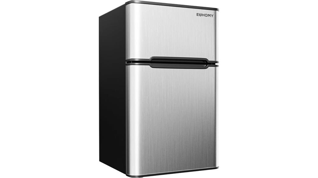 compact fridge with freezer