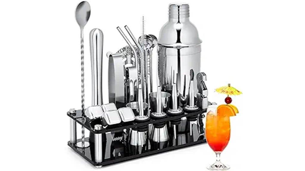 comprehensive cocktail mixing kit