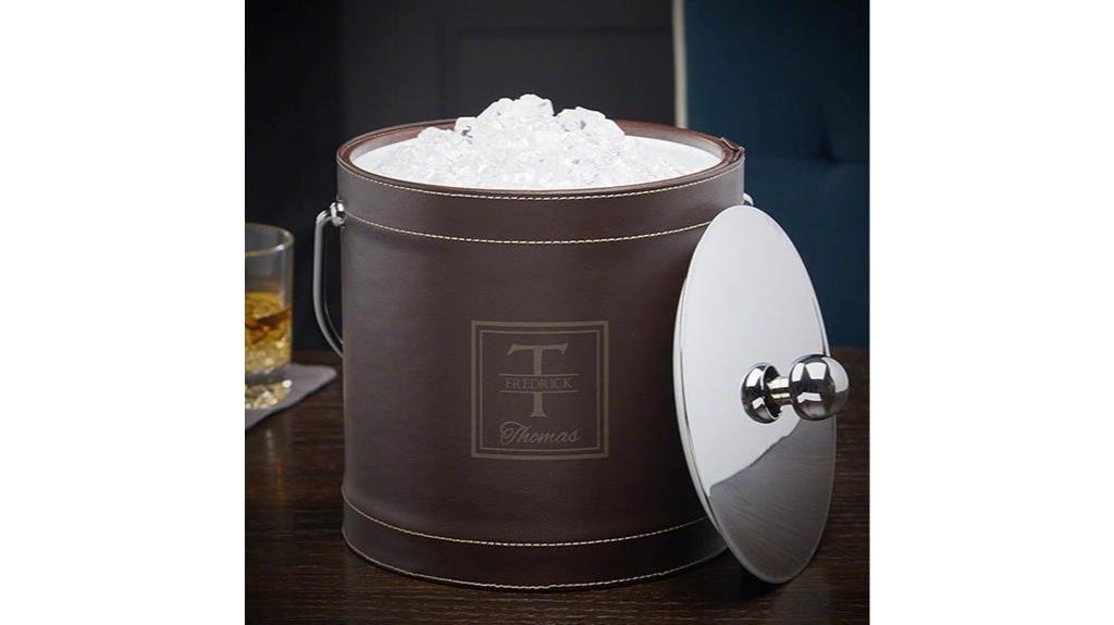 custom insulated ice bucket