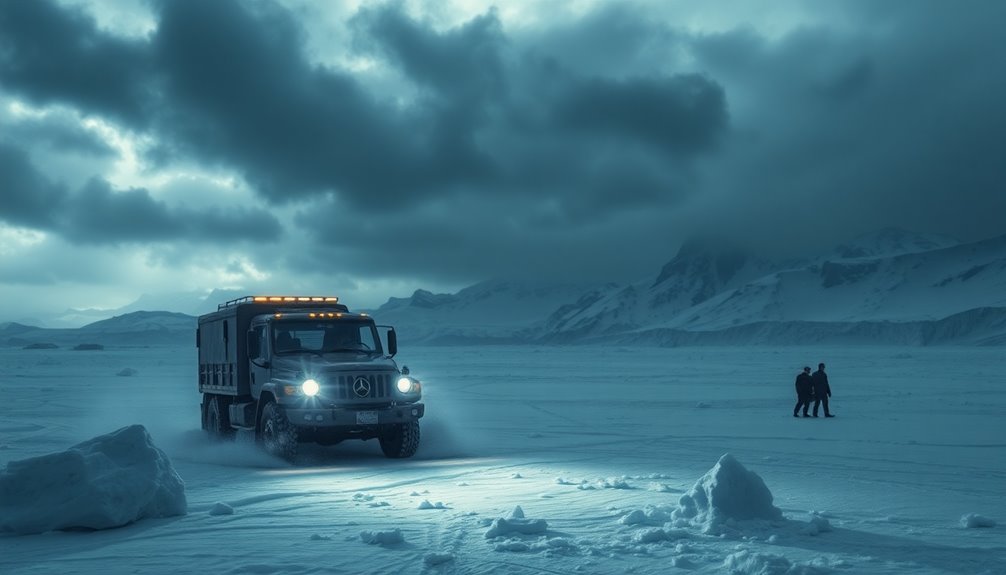 dangerous icy rescue operation
