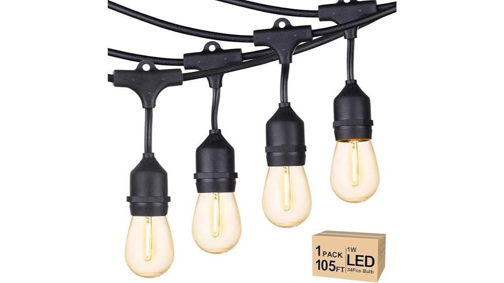 dimmable outdoor string lights