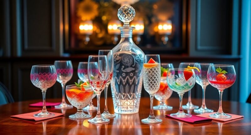 elevate entertaining with glassware