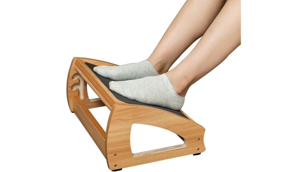 ergonomic footrest for comfort