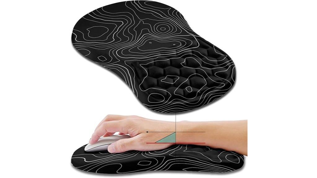 ergonomic mouse pad support