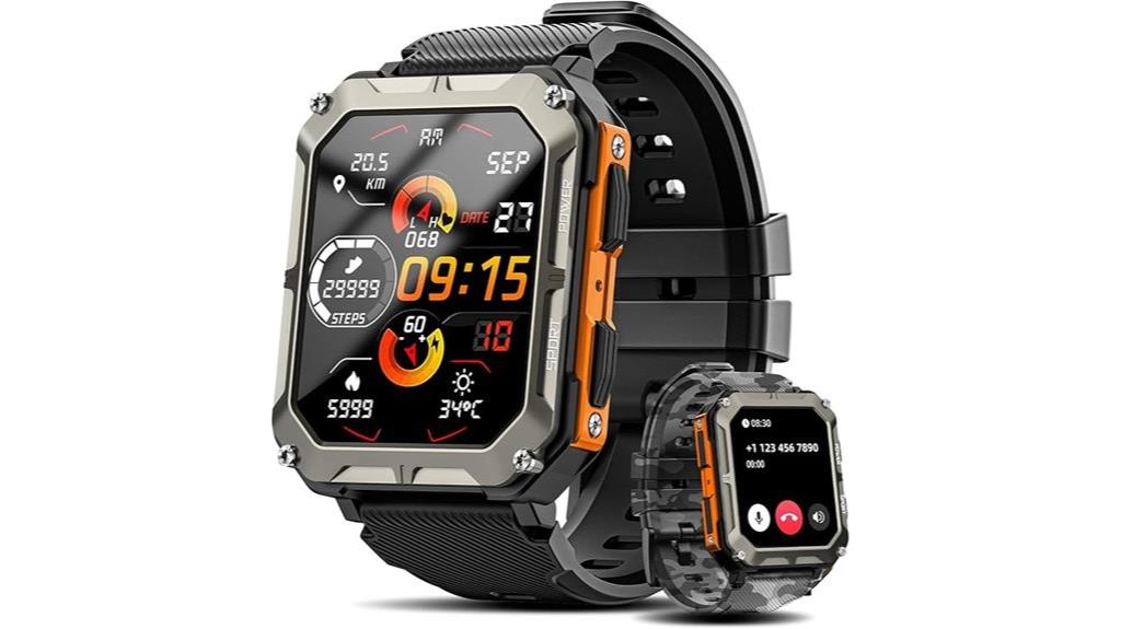 fitness tracking military watch