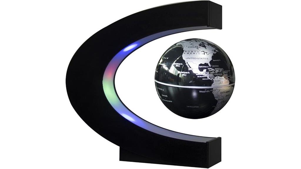 floating led desk globe