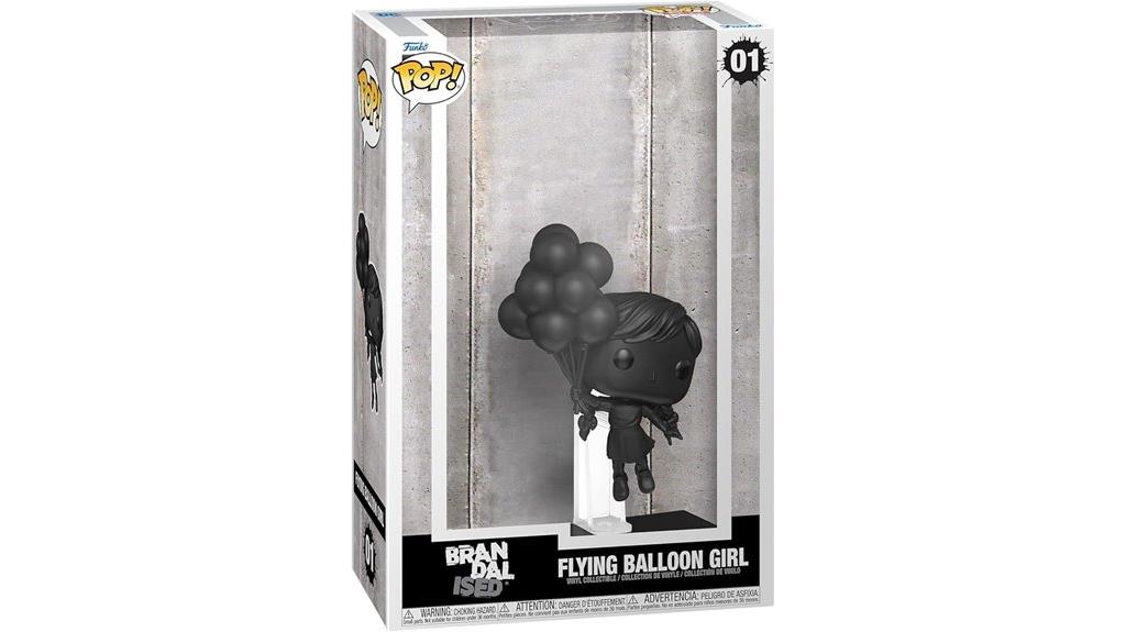 flying balloon girl collectable