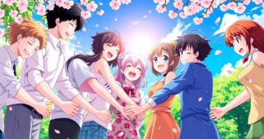 friendship themed heartwarming anime