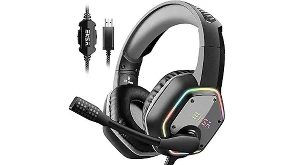 gaming headset with rgb