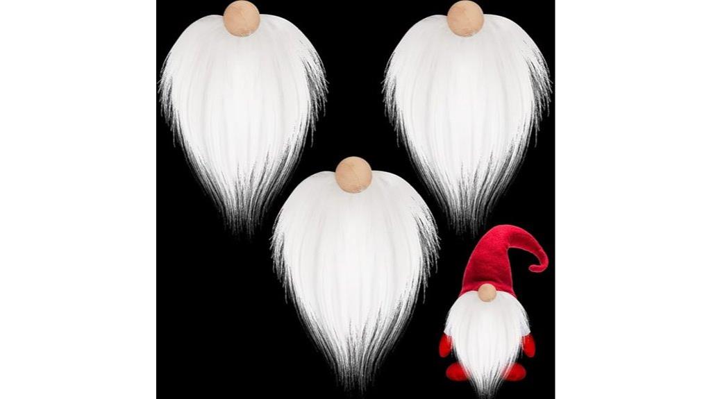 gnome beard faux fur