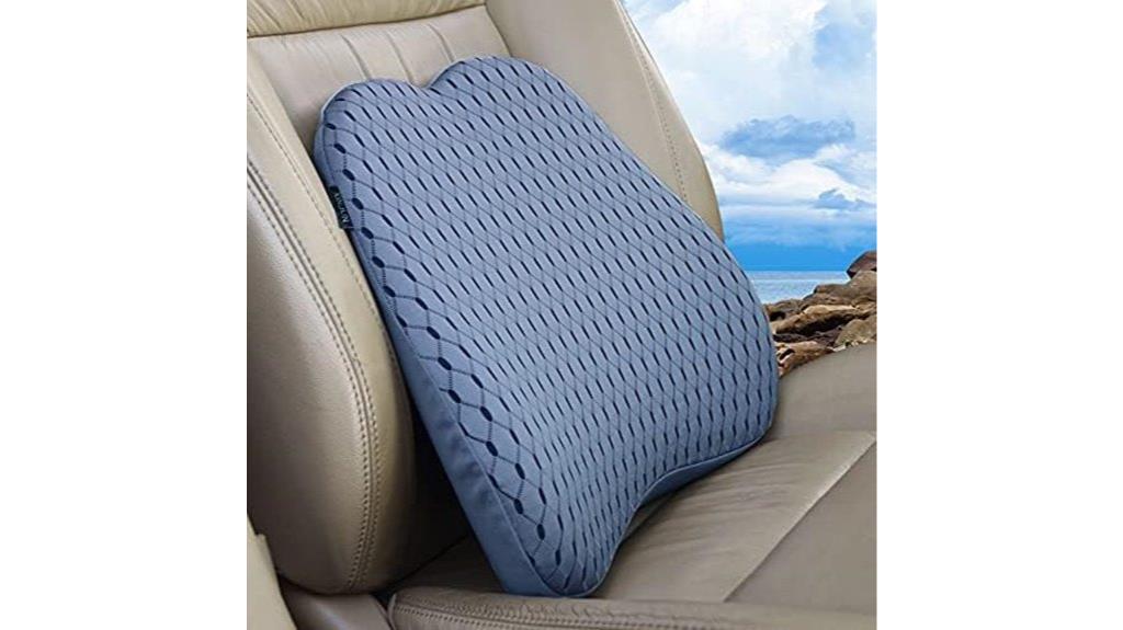 gray memory foam pillow