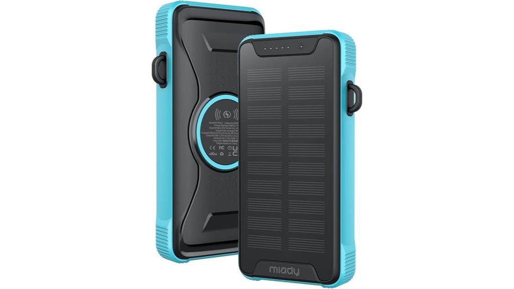 high capacity solar power bank