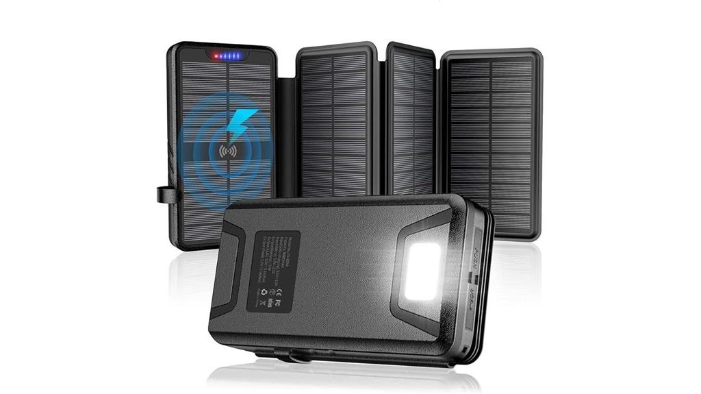 high capacity solar power bank