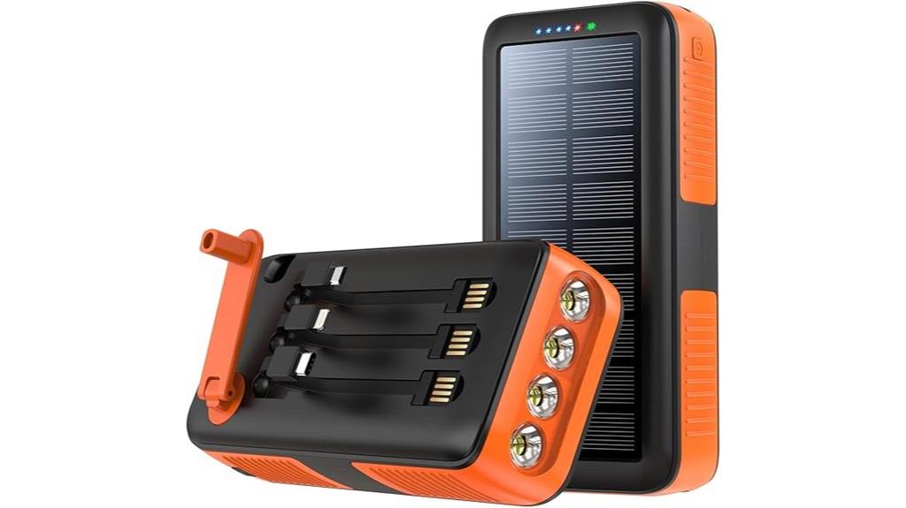 high capacity solar power bank