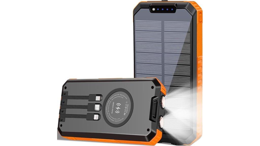high capacity solar power bank